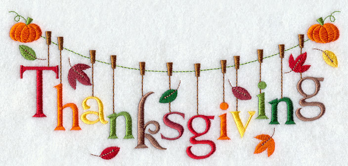 Thanksgiving clotheline