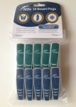 Hills Pegs Bag of 10- Blue/Green